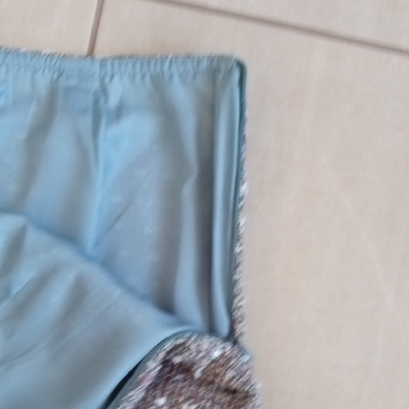 Chic Tweed A-Line Skirt in Brown and Cream - Picture 9 of 16